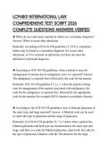 LCP4801 INTERNATIONAL LAW COMPREHENSIVE TEST SCRIPT 2026 COMPLETE QUESTIONS ANSWERS VERIFIED