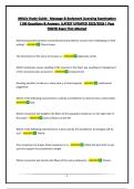 MBLEx Study Guide - Massage & Bodywork Licensing Examination &vert;100 Questions & Answers &vert;LATEST UPDATED 2025&sol;2026 &vert; Pass FSMTB Exam First Attempt