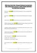 MBLEx Exam Study Guide - Massage & Bodywork Licensing Examination &vert;350 Questions & Answers &vert;LATEST UPDATED 2025&sol;2026 &vert; Pass FSMTB Exam First Attempt