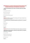 NSG 3050 Exam 3&colon; Transition to Baccalaureate Nursing Questions with  Detailed Verified Answers with Explanation&vert; Latest Version