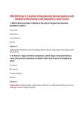 NSG 3050 Transition to Baccalaureate Nursing &ndash; Exams 1&ndash;3 &ndash; Practice Questions&comma; Verified Answers&comma; and Detailed Explanations