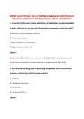 NR601 Exam 3&colon; Primary Care of the Maturing & Aged Family Practicum Questions and Answers and Explanations &vert; Latest - Chamberlain