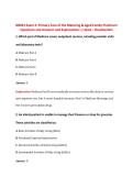 NR601 Exam 2&colon; Primary Care of the Maturing & Aged Family Practicum  Questions and Answers and Explanations &vert; Latest- Chamberlain 