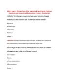 NR601 Exam 2&colon; Primary Care of the Maturing & Aged Family Practicum  Questions and Answers and Explanations &vert; Latest- Chamberlain 