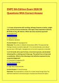 ENPC 6th Edition Test Exam 2025&ndash;2026 &ndash; Pediatric Emergency Nursing Review Verified Real Exam Questions and answers