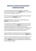 DERIVATIVE CLASSIFICATION EXAM WITH ANSWERS&period;