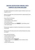 DMI PRO CERTIFICATION VERSION 2 WITH COMPLETE SOLUTIONS