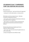 LIFE INSURANCE EXAM 7 COMPREHENSIVE SCRIPT 2026 QUESTIONS AND SOLUTIONS