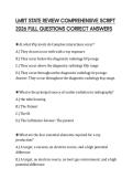 LMRT STATE REVIEW COMPREHENSIVE SCRIPT 2026 FULL QUESTIONS CORRECT ANSWERS