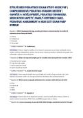 EVOLVE HESI Pediatrics Exam Study Guide PDF &vert; Comprehensive Pediatric Nursing Review &vert; Growth & Development&comma; Pediatric Disorders&comma; Medication Safety&comma; Family-Centered Care&comma; Pediatric Assessment & HESI Exit Exam Prep Bundle