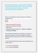 Blood Bank ASCP 2026 Exam &vert;&vert; Most Recent Exam 2026-2027  Actual Complete Real Exam Questions And Correct Answers             &lpar;Verified Answers&rpar; Already Graded A&plus; &vert; Guaranteed                Success&excl;&excl; Newest Exam &vert; Just Released&excl;&excl;