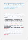 BSN 225 Hesi Prep Fundamentals of Nursing Exam Exam Study  Guide &vert;&vert; Most Recent Exam 2026-2027 Actual Complete Real  Exam  Questions And Correct Answers &lpar;Verified Answers&rpar;                     Already Graded A&plus; &vert; Guaranteed Success&excl;&excl; &vert;                     
