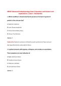 NR507 Advanced Pathophysiology Exam 2 Questions and Answers and  Explanations &vert; Latest - ChamberlainNR507 Advanced Pathophysiology Exam 2 Questions and Answers and  Explanations &vert; Latest - Chamberlain