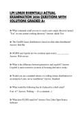LPI LINUX ESSENTIALS ACTUAL EXAMINATION 2026 QUESTIONS WITH SOLUTIONS GRADED A&plus;