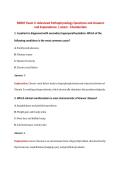 NR507 Exam 3&colon; Advanced Pathophysiology Questions and Answers  and Explanations &vert; Latest - Chamberlain