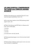 LPI LINUX ESSENTIALS COMPREHENSIVE TEST PAPER 2026 COMPLETE ANSWERS ACCURATE