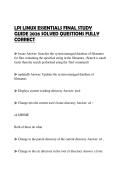 LPI LINUX ESSENTIALS FINAL STUDY GUIDE 2026 SOLVED QUESTIONS FULLY CORRECT