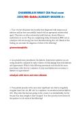 CHAMBERLAIN NR667 CEA Final exam 2026&vert;100&plus;Qs&As&vert;ALREADY GRADED A&plus;