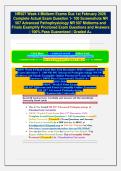 NR507&sol; NR 507 Midterm Exam &lpar;Latest 2024&sol; 2025 &sol;2026 Update&rpar; Advanced Pathophysiology