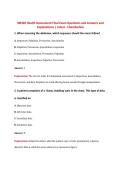 NR302 Health Assessment &ndash; Final Exam &ndash; Chamberlain College of Nursing &ndash; Practice Questions&comma; Verified Answers&comma; and Detailed Explanations