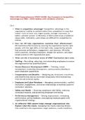 WGU C202 Comprehensive STUDY GUIDE&colon; Key Concepts in Competitive Advantage and HRM &vert; 2026 Update with complete solutions&period;