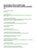 MACE PRACTICE SCRIPT 2026 QUESTIONS WITH SOLUTIONS GRADED A&plus;