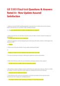 GE 5103 Final test Questions & Answers Rated A&plus; New Update Assured Satisfaction