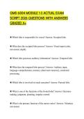 GMS 6504 MODULE 1-3 ACTUAL EXAM SCRIPT 2026 QUESTIONS WITH ANSWERS GRADED A&plus;