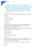 BIOD 171 MODULE 1 EXAM Actual Exam 2026&sol;2027 Complete Questions and Verified Answers with Detailed Rationales Essential Microbiology Portage Learning Pass Guaranteed - A&plus; Graded