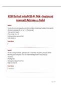 NCSBN Test Bank for the NCLEX-RN &lpar;NGN&rpar; &ndash; Questions and Answers with Rationales