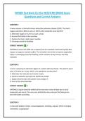 NCSBN Test Bank for the NCLEX-RN &lpar;NGN&rpar; Exam Questions and Correct Answers