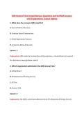 GRE General Test Comprehensive Questions and Verified Answers  with Explanations &vert;Latest Update 