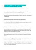 Texas Class C Surface Water Exam Review Questions and Verified A&plus; Answers