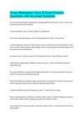 Texas Wastewater Class B Exam Practice Questions with Accurate Solutions