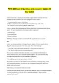 NRSG 250 Exam 1 Questions and answers &vert; Updated &vert; New &vert; 2026 