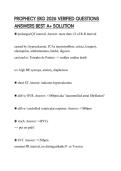 PROPHECY EKG 2026 VERIFIED QUESTIONS ANSWERS BEST A&plus; SOLUTION