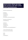 natural science official clep study guide questions with 100&percnt; verified answers 