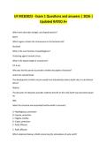 UF MCB3023 - Exam 1 Questions and answers &vert; 2026 &vert; Updated RATED A&plus;