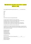 MCB 3023 Exam 3 Questions and answers &vert; Updated RATED A&plus; &vert; 2026 