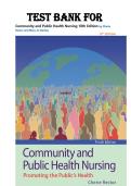 Test Bank for Community and Public Health Nursing 10th Edition by Cherie Rector and Mary Jo Stanley All Chapters 1&ndash;30&period;ISBN&colon;9781975123048 &period;Latest Edition&period;