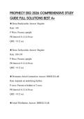 PROPHECY EKG 2026 COMPREHENSIVE STUDY GUIDE FULL SOLUTIONS BEST A&plus;