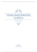 Texas Wastewater Class A