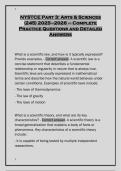 NYSTCE Part 3&colon; Arts & Sciences &lpar;245&rpar; 2025&ndash;2026 &ndash; Complete Practice Questions and Detailed Answers