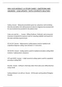 HIM 1103 MODULE 1-6 STUDY GUIDE &vert; QUESTIONS AND ANSWERS &vert; 2026 UPDATE &vert; WITH COMPLETE SOLUTION