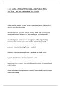 MAT E 202 &vert; QUESTIONS AND ANSWERS &vert; 2026 UPDATE &vert; WITH COMPLETE SOLUTION