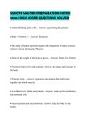 NUSCTX MASTER PREPARATION NOTES 2026 HIGH SCORE QUESTIONS SOLVED