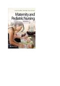 Test Bank &ndash; Maternity and Pediatric Nursing 3rd Edition by Ricci&comma; Kyle & Carman &vert; All Chapters PDF