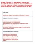 BUSMHR 3200 Exam 1 &vert;&vert; Most Recent Exam Actual  Complete Real Exam Questions And Correct Answers  &lpar;Verified Answers&rpar; Already Graded A&plus; &vert; Guaranteed  Success&excl;&excl; Newest Exam &vert; Just Released 2026-2027  