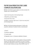 PSI FNP EXAM PREDICTOR STUDY GUIDE COMPLETE SOLUTIONS 2026