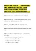 NYSTCE MULTI SUBJECT CST PART 3 ARTS AND SCIENCES EXAM STUDY GUIDE ACTUAL TEST PAPER 2026 QUESTIONS WITH ANSWERS GRADED A&plus;